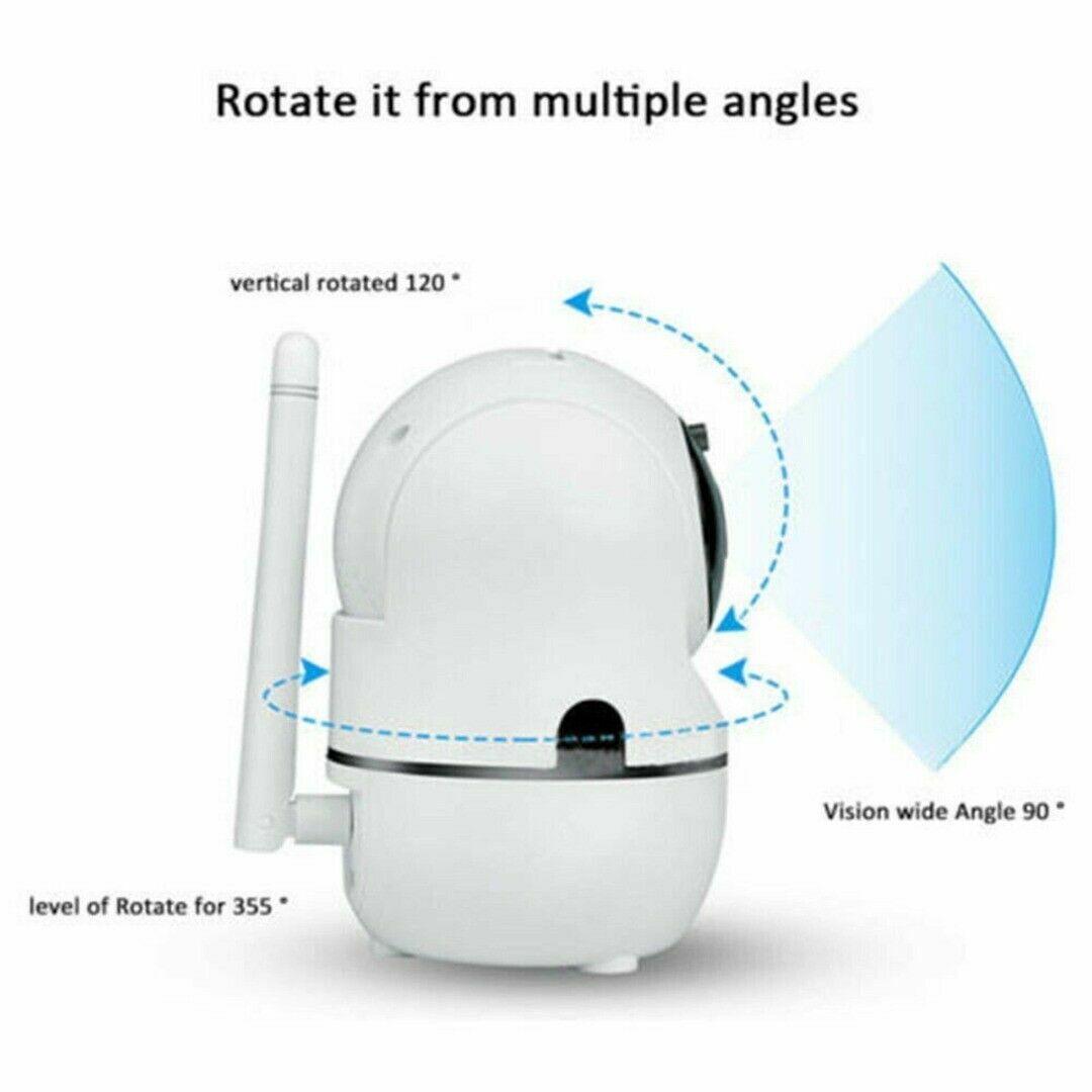1080P WiFi Wireless Indoor Home Security Camera Night Vision Baby Pet Monitor by Wowza Finds