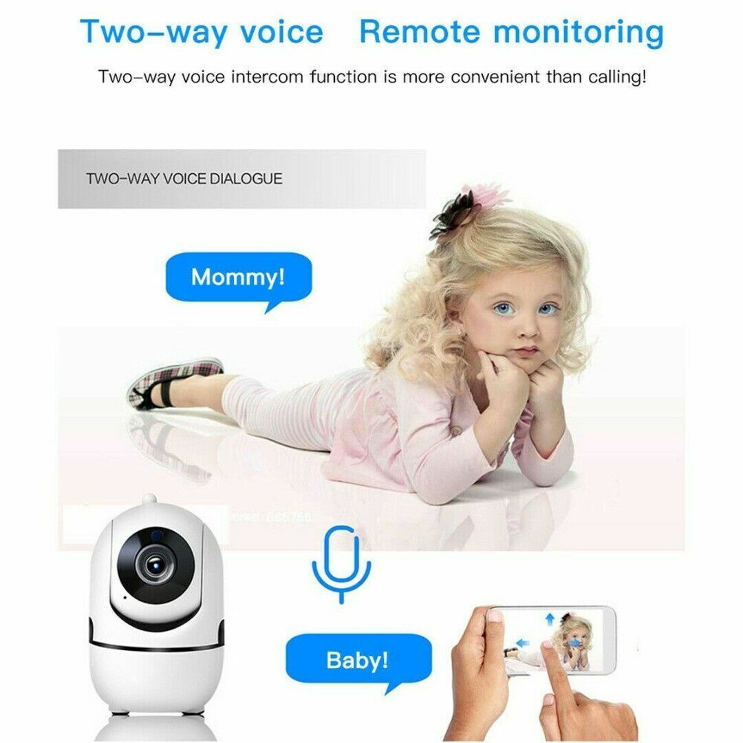1080P WiFi Wireless Indoor Home Security Camera Night Vision Baby Pet Monitor by Wowza Finds