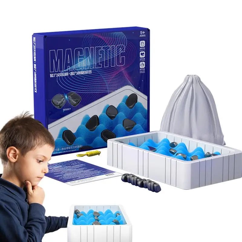 Chess Board Game Magnetic Effect - Wowza Finds