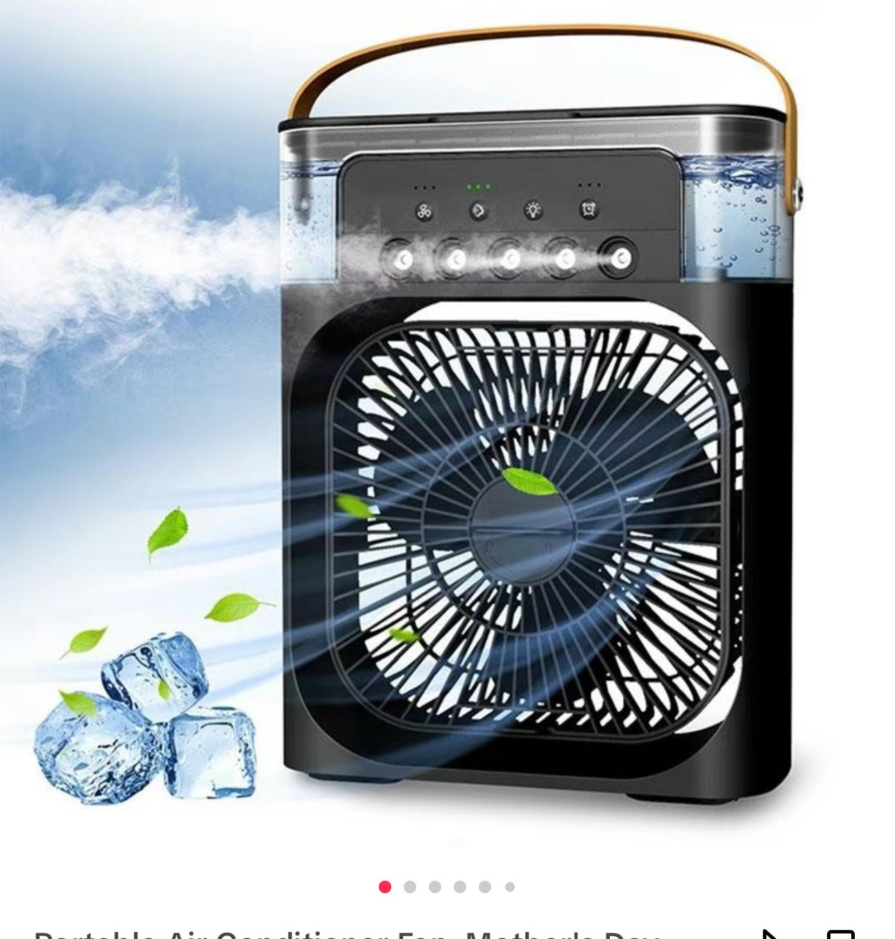 Portable 3-in-1 Air Cooler Fan – Mini AC for Room, Office & Car | Fast Cooling + Humidifier | Ships from USA 🇺🇸 | TikTok & Amazon Hot Seller! - Wowza Finds