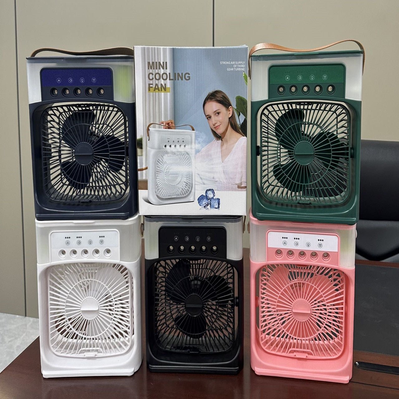 Portable 3-in-1 Air Cooler Fan – Mini AC for Room, Office & Car | Fast Cooling + Humidifier | Ships from USA 🇺🇸 | TikTok & Amazon Hot Seller! - Wowza Finds