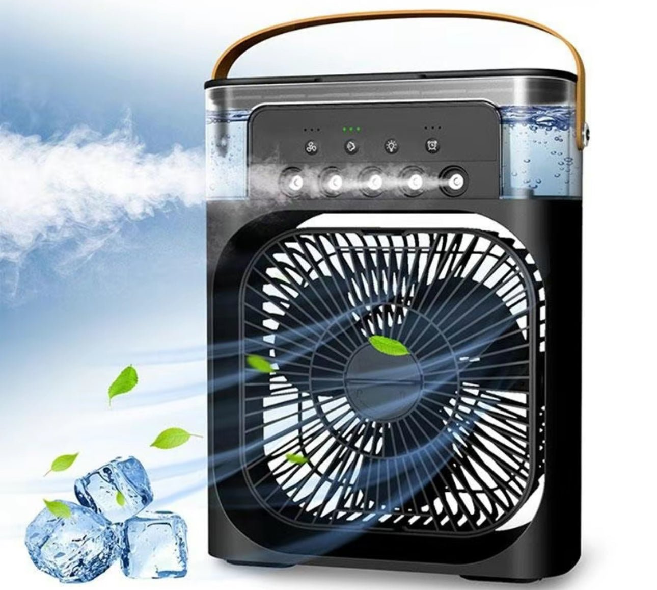 Portable 3-in-1 Air Cooler Fan – Mini AC for Room, Office & Car | Fast Cooling + Humidifier | Ships from USA 🇺🇸 | TikTok & Amazon Hot Seller! - Wowza Finds