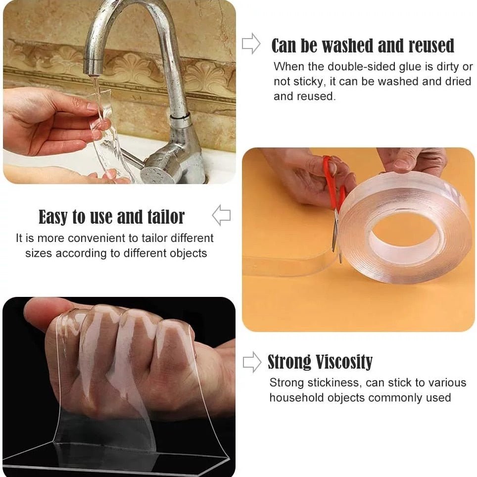 Nano Tape Double Sided Tape Transparent - Wowza Finds