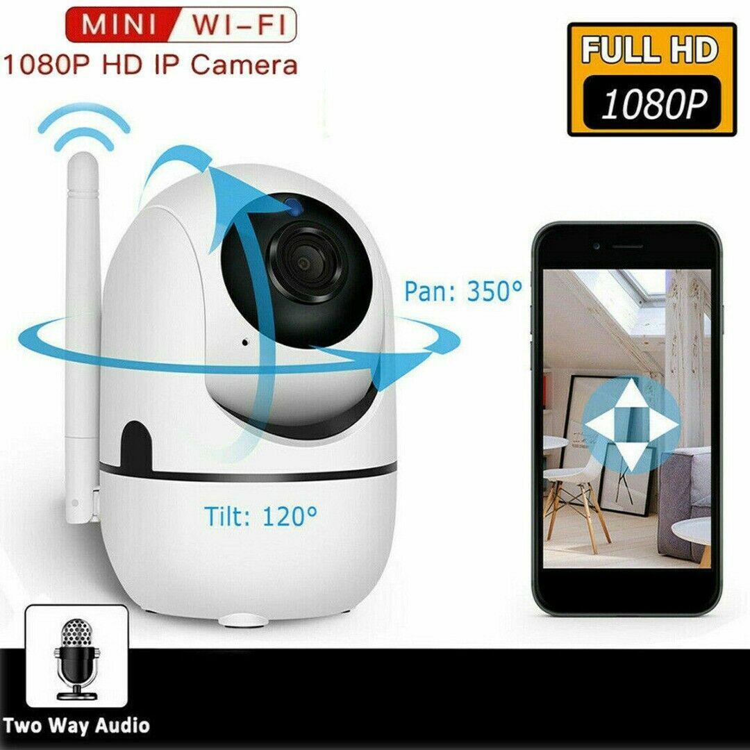 1080P WiFi Wireless Indoor Home Security Camera Night Vision Baby Pet Monitor by Wowza Finds